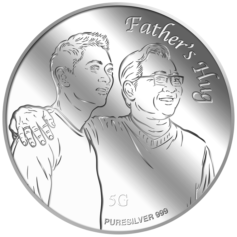 5g 2025 Father's Hug Silver Medallion