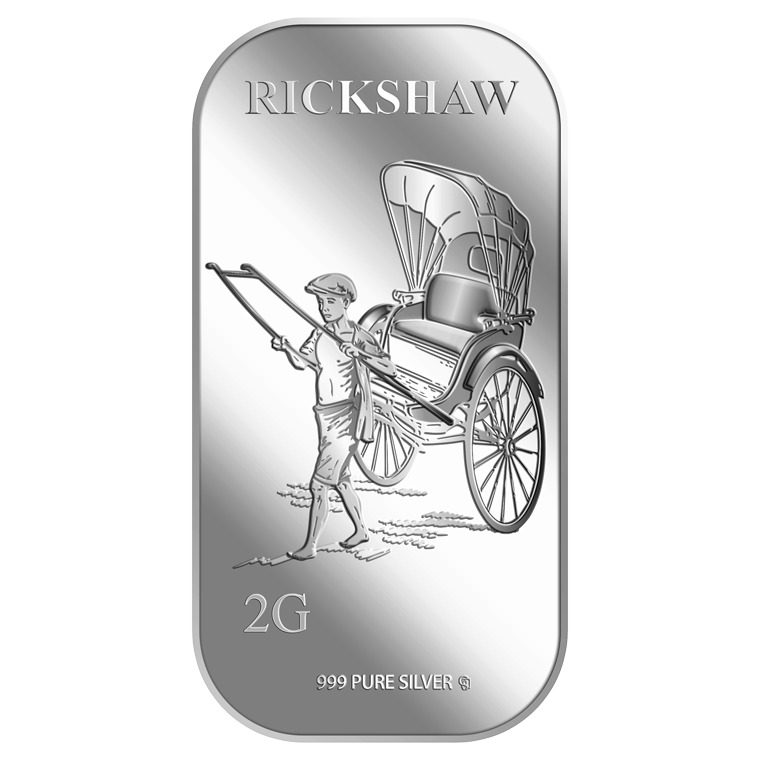 2g SG Rickshaw Silver Bar